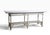 Early 20th Century Large Stick Wicker Console Table in White Paint Finish For Sale - Image 16 of 18