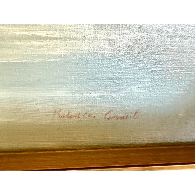 Original 1939 Signed Robert Corneil Mountain Landscape Oil Painting For Sale In Los Angeles - Image 6 of 9