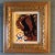 1960s Vintage Female Nude Pop Portrait Painting Carved Frame For Sale - Image 5 of 5