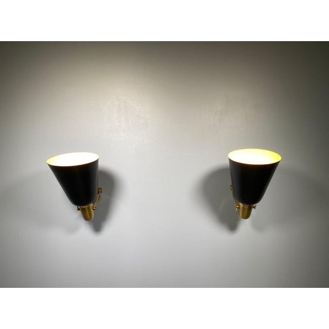 Model 121 Wall Lamps by Gino Sarfatti for Arteluce, 1950, Set of 2 For Sale - Image 11 of 11