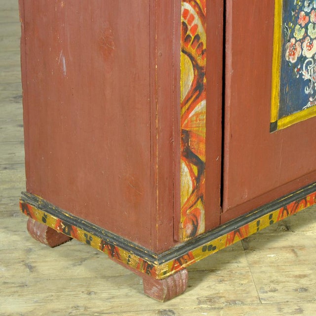German Wedding Cabinet, 1850s For Sale - Image 12 of 15