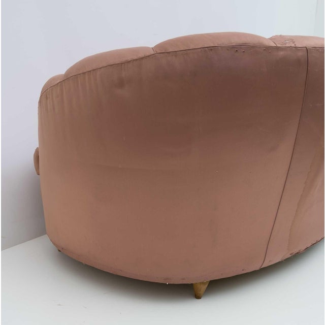 Mid-Century Modern Italian Curved Sofa by Gio Ponti for Casa E Giardino, 1936 For Sale - Image 6 of 10