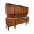 Vintage mid-century Danish modern teak and beech highboard attributed to Danish designer Poul Jessen for PMJ Viby J. This...