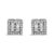 Refresh your regular look by wearing these beautiful diamond stud earrings. These 14k white gold diamond stud earrings are...