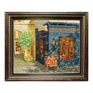 Viktor Shvaiko Afternoon Shadow Framed Canvas Hand Signed Fine Art Make Offer