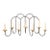 Vintage Brass & Black Metal Hanging Candle Wall Holder For Sale