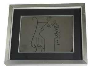 Jean Cocteau, Orpheus, Serigraph, 1950s, Framed