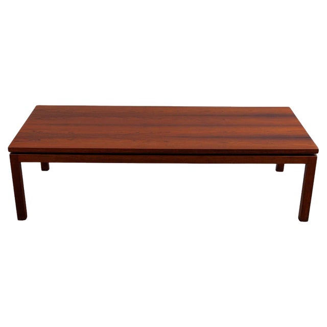 Midcentury Modern Rectangular Coffee Table by Alfred Hendrickx, 1960s For Sale