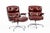 Red Pair Eames Herman Miller Time Life Lobby Red Leather Office Chairs For Sale - Image 8 of 13