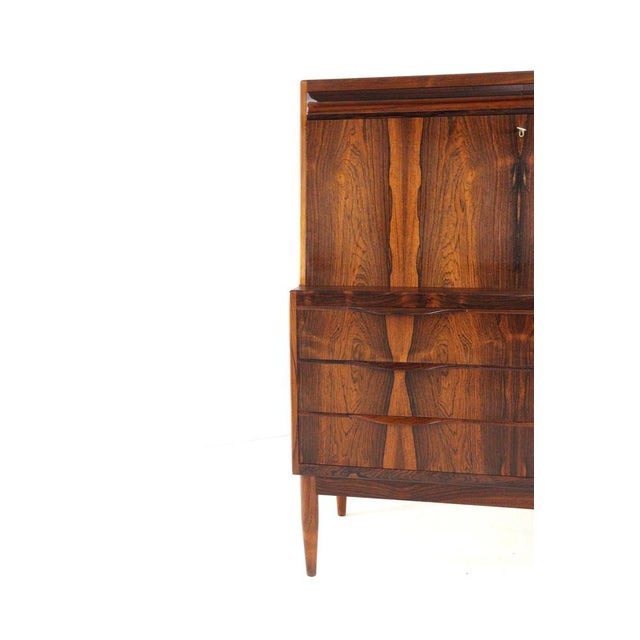 1960s Rosewood Secretaire by Erling Torvits for Klim Møbelfabrik For Sale - Image 5 of 16