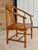 Vintage Chinoiserie Regency Horseshoe Bamboo Rattan & Cane Side Chair For Sale - Image 11 of 12
