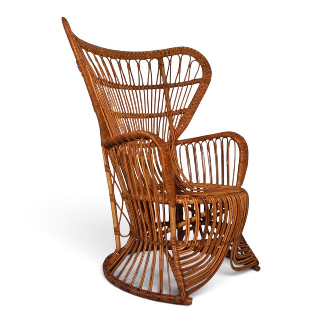 Vintage Rattan Chair from Rohé Noordwolde, 1970 For Sale - Image 10 of 18