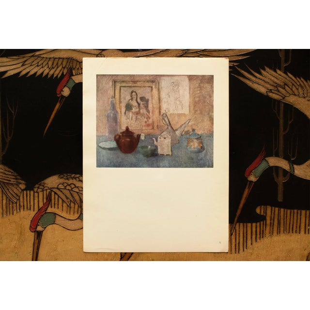 Pablo Picasso 1948 After Pablo Picasso, "Still Life on the Board" First Edition Period Offset Lithograph For Sale - Image 4 of 10