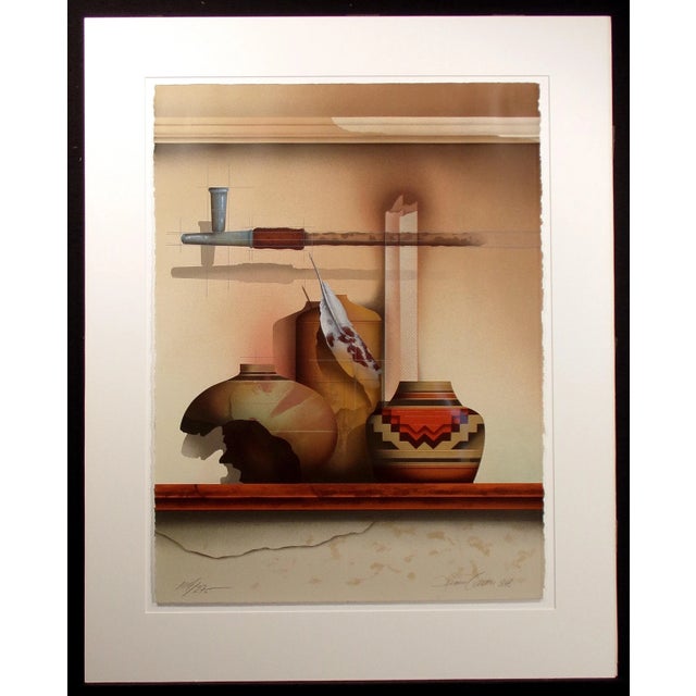 James Carter "Indian Summer" Signed & Numbered Matted Serigraph Art, Still Life For Sale In Denver - Image 6 of 9