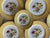 English Set of 7 Somerset Plates by Georges Briard With Botanical Fruit Design For Sale - Image 3 of 10