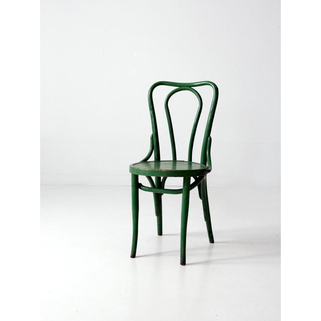1930s Green Bentwood Chair Chairish