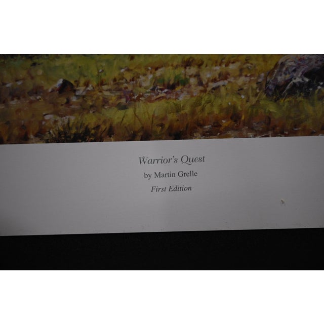 1990s Warrior’s Quest Limited Edition Print by Martin Grelle – Signed & Numbered, First Edition For Sale In Denver - Image 6 of 7