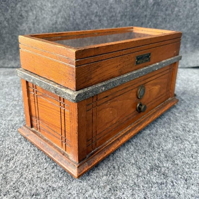 Wood Antique Henry Troemner Apothecary Scale and Weights No. 190b For Sale - Image 7 of 16