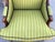 Ralph Lauren-Style French Bergere Chair W/Green Wool Fabric For Sale - Image 9 of 10