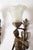 Metal Art Nouveau Figural Wall Sconces of Sailor and Female Farmer, France, 1890, Set of 2 For Sale - Image 7 of 18
