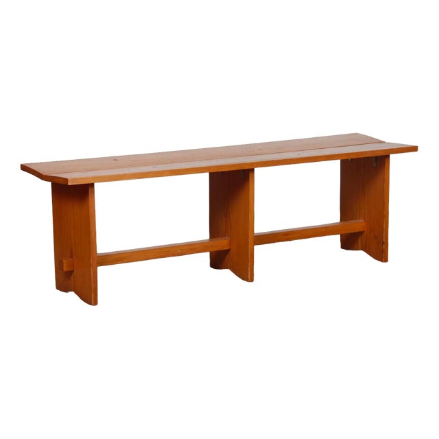 20th Century Pine Bench For Sale