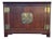 1960s John Widdicomb Mid Century Walnut Liquor Storage Cabinet With Brass Hardware For Sale