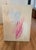 Acrylic and graphite on canvas, 48H x 36W x 1.5D. Edges painted the same creamy color as the background, back wired, ready...