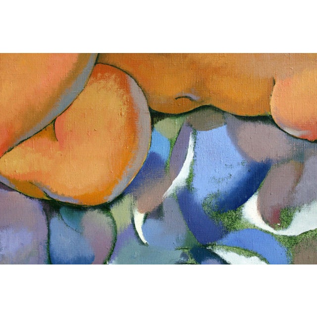 1990s Zita Sudnika, Night, Oil on Canvas For Sale - Image 5 of 9