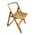 Bamboo Folding Chair from Dal Vera, Italy, 1950s For Sale