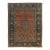 Antique Persian Mahal Rug in Red Hand-Knotted Wool, 20th Century For Sale