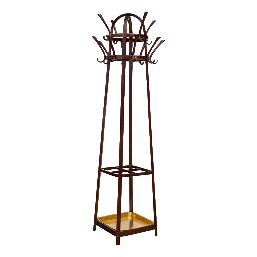 Model No. 10414 Clothes Rack from Thonet, 1907 For Sale
