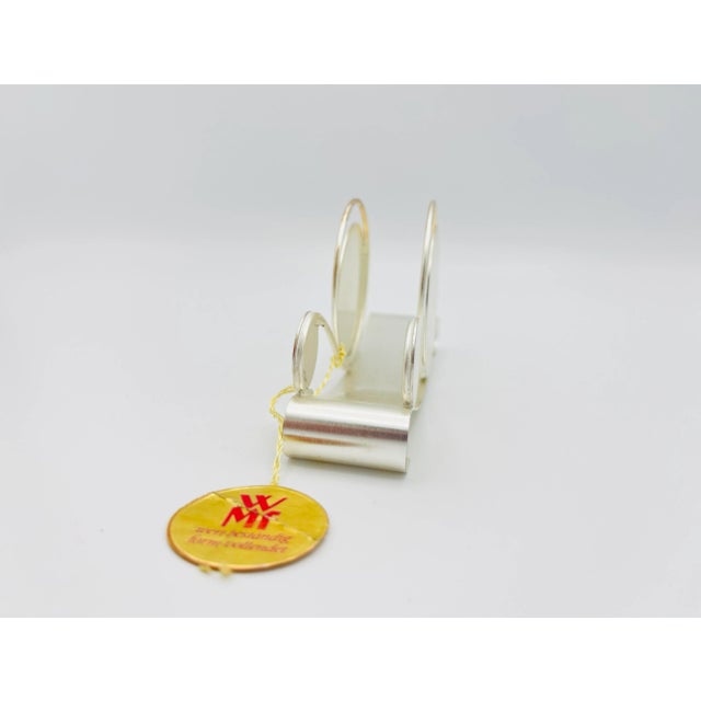 Mid-Century Modern Metal Napkin Holder from WMF For Sale - Image 3 of 5