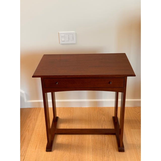 Stickley Stickley Harvey Ellis Mission Oak Arts and Crafts Style Desk For Sale - Image 4 of 10