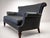 Brown Loom Sculptural Leather Sofa – Custom Refinished Dark Brown Statement Piece For Sale - Image 8 of 8