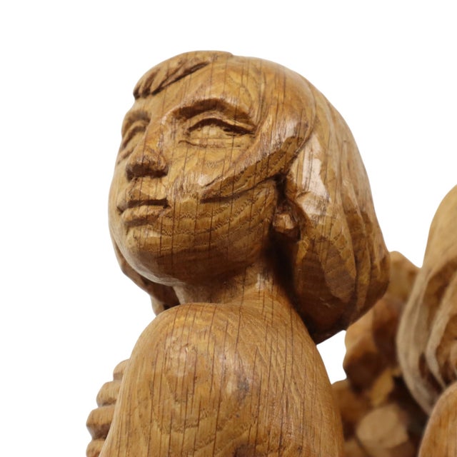 Edgard Fonteyne, Female Nude, 1990s, Oak For Sale - Image 13 of 15