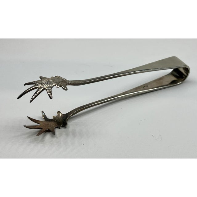 Vintage Art Deco Bird Talon Silver Plate Sugar Nips/Tongs Made in England - Circa 1920’s For Sale - Image 9 of 10