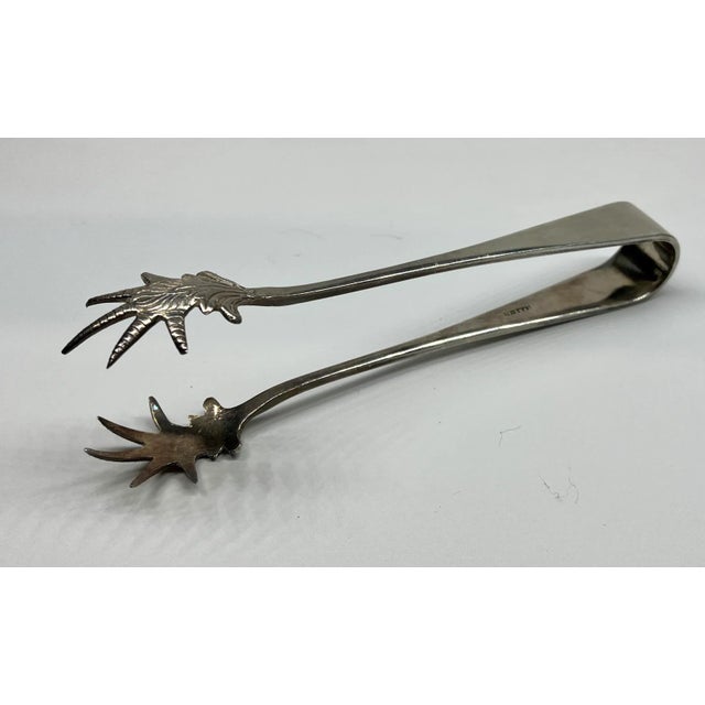 Vintage Art Deco Bird Talon Silver Plate Sugar Nips/Tongs Made in