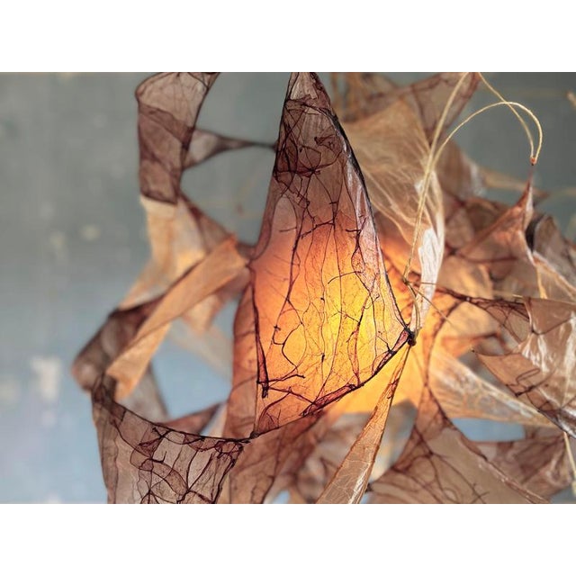 Not Yet Made - Made To Order Multi Purple Pendant Lamp in Bio Material with Natural Dyes by Thibault Philip For Sale - Image 5 of 7