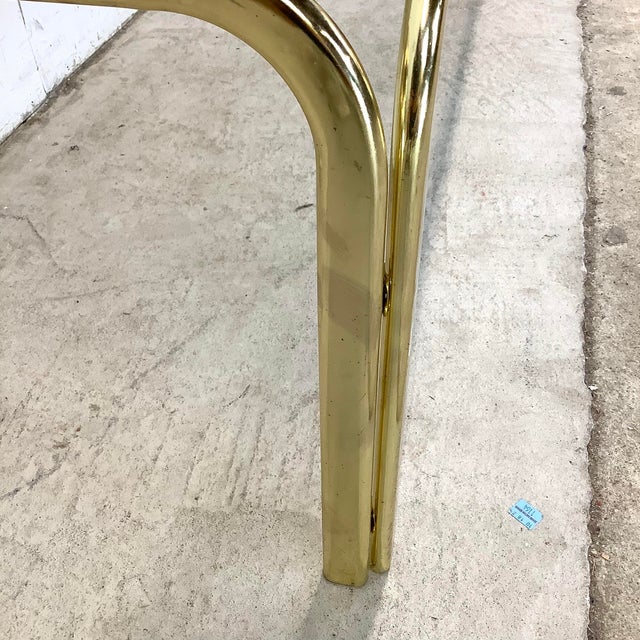 Retro Modern Smoked Glass Coffee Table For Sale - Image 10 of 12