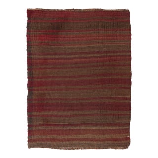 Vintage Mini Striped Kilim Rug - 2`2″ X 2`10″ For Sale