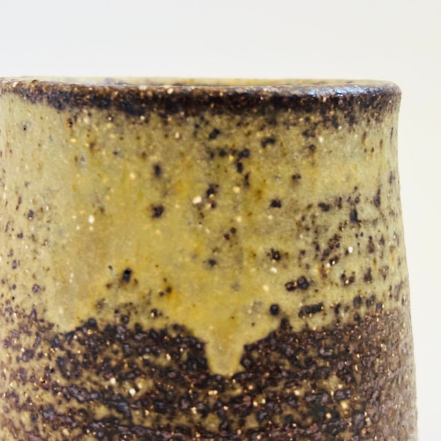 Late 20th Century Two Toned Studio Pottery Mug For Sale - Image 5 of 10