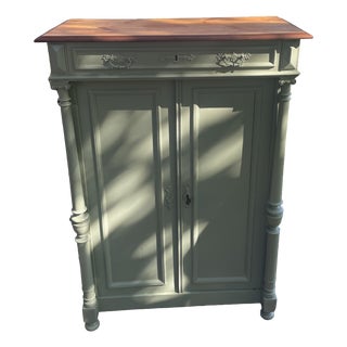 Antique Vertical Credenza in Fir, 1890s For Sale