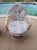 1970s Vintage Russell Woodard Style Spun Fiberglass Glass Top Patio Set, 5 Pieces For Sale - Image 5 of 9