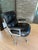 Black Herman Miller Eames Time Life Chair in Black Leather With Polished Chrome Base For Sale - Image 8 of 12