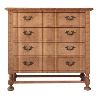 Scandinavian Modern Oakwood Chest of Drawers by Henry Kjærnulf, Denmark, 1960s For Sale
