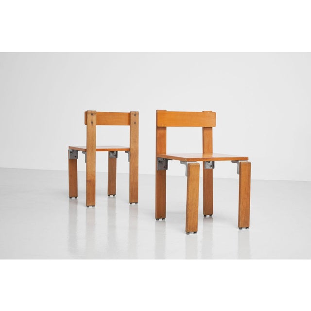 French Chairs by George Candilis for Sentou, 1968, Set of 6 For Sale - Image 11 of 18
