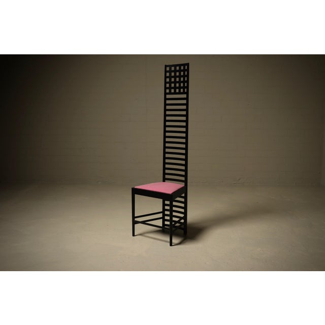 Vintage Hill House 1 Chair by Charles Rennie Mackintosh for Cassina, 1970s For Sale - Image 12 of 12