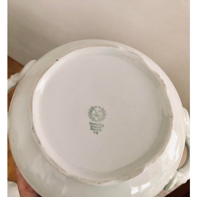 Lovely and perfect, this 1940s Winterling Bavaria covered series dish is ready for your holiday entertaining. Round in...