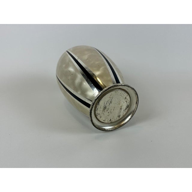 Art Deco Silver-Plated Ikora Vase from WMF, 1950s For Sale - Image 6 of 8