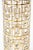 Vintage Imperial Glass 22 Carat Gold Plated Greek Key Overlay Over Vase or Martini Shaker, 1960's For Sale - Image 4 of 13